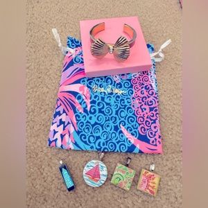 Lilly Pulitzer bracelet with bonus charms